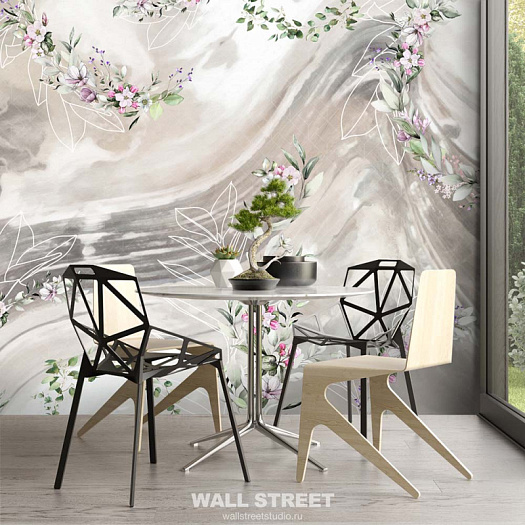 Фотообои в интерьере артикул Fiore 29, FIORE, Wall street Фотообои в интерьере артикул Fiore 29, FIORE, Wall street