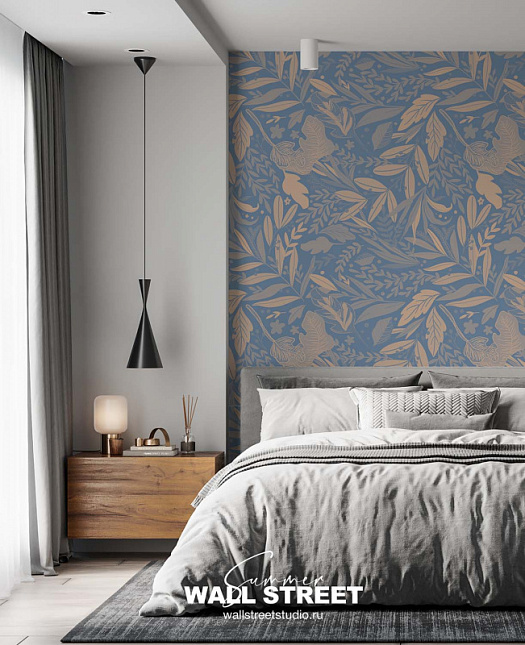 Фотообои в интерьере артикул Summer 22, ЛЕТО / SUMMER, Wall street