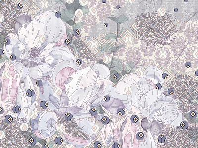 Фотообои Pattern Flower 3, PATTERN FLOWER, Wall street Фотообои Pattern Flower 3, PATTERN FLOWER, Wall street